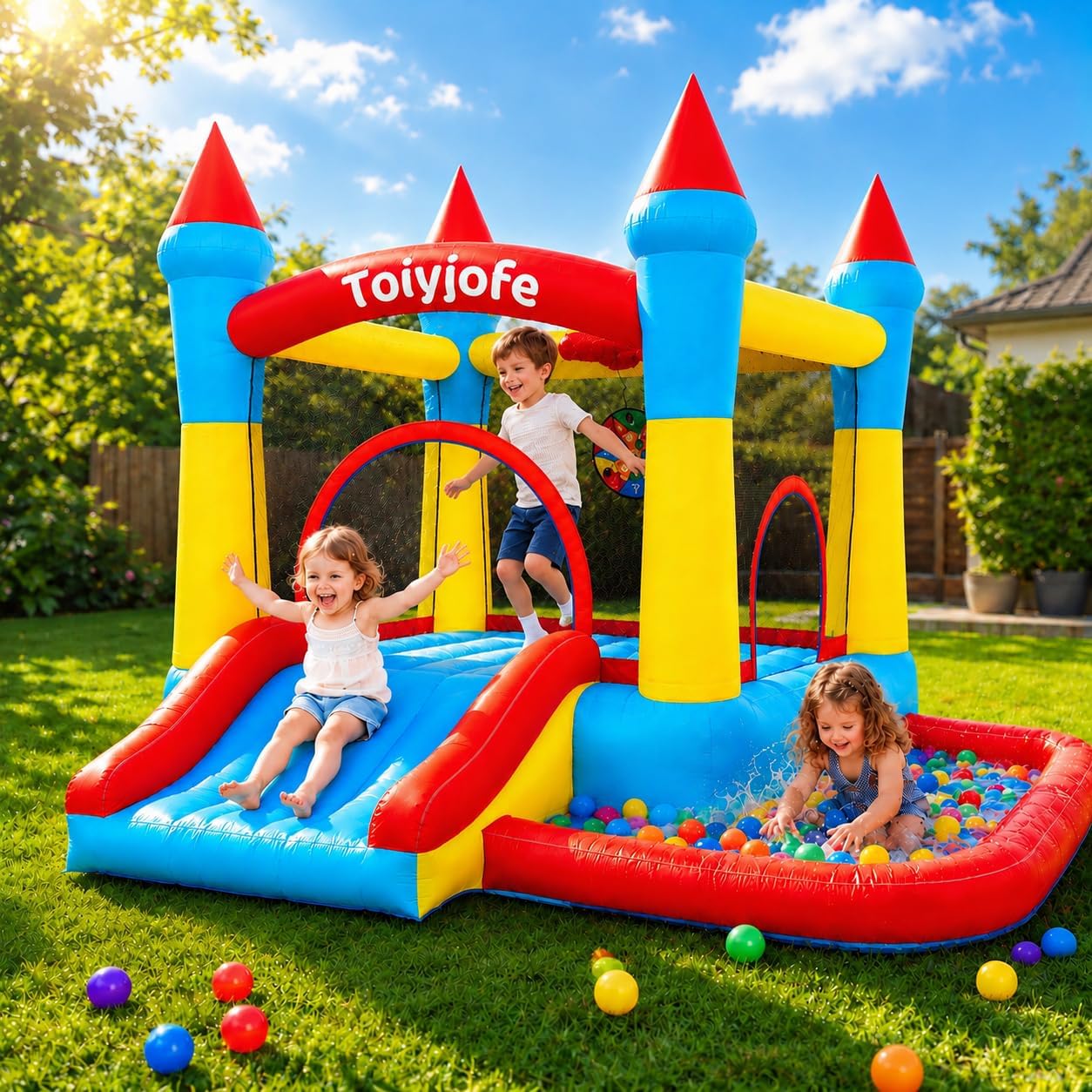 Kids Outdoor Jump House - Dmuchany zamek dla dzieci w wieku