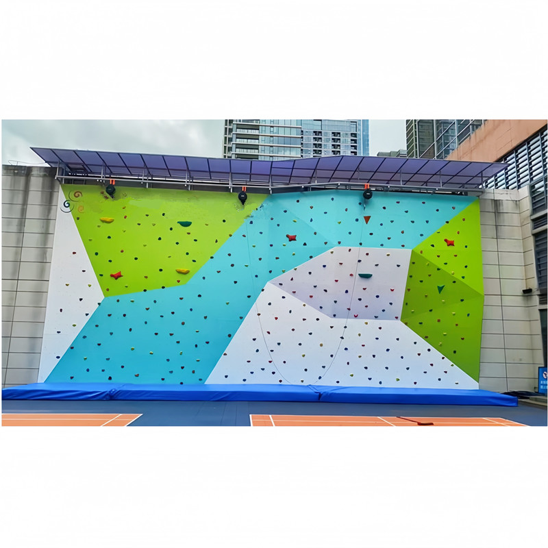 Kids Outdoor Trampoline - Wysokiej jakości ściana wspinaczkowa dla dzieci,