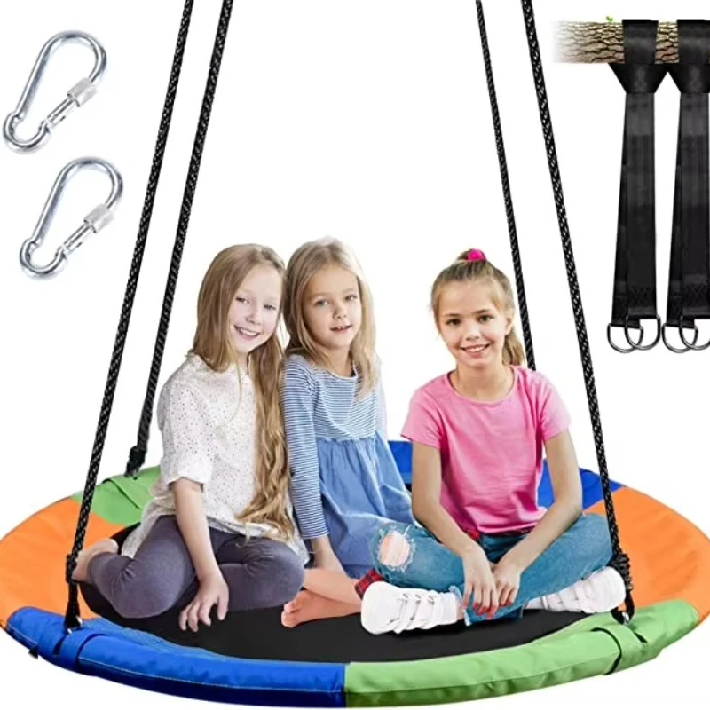 Kids Outdoor Nest Swing - Zoshine Dobra Cena 40-calowa Okrągła Huśtawka