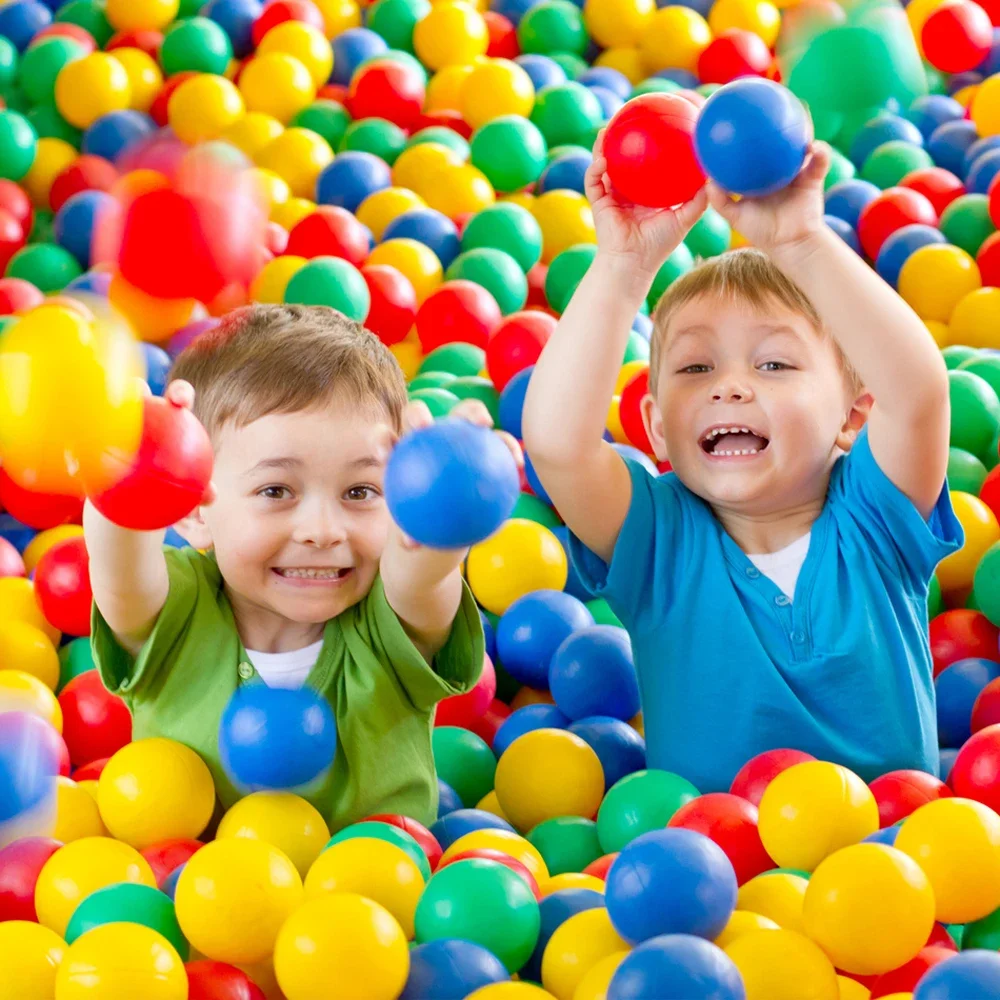 Kids Outdoor Wendy House - Ekologiczne Kolorowe Miękkie Plastikowe Piłki do