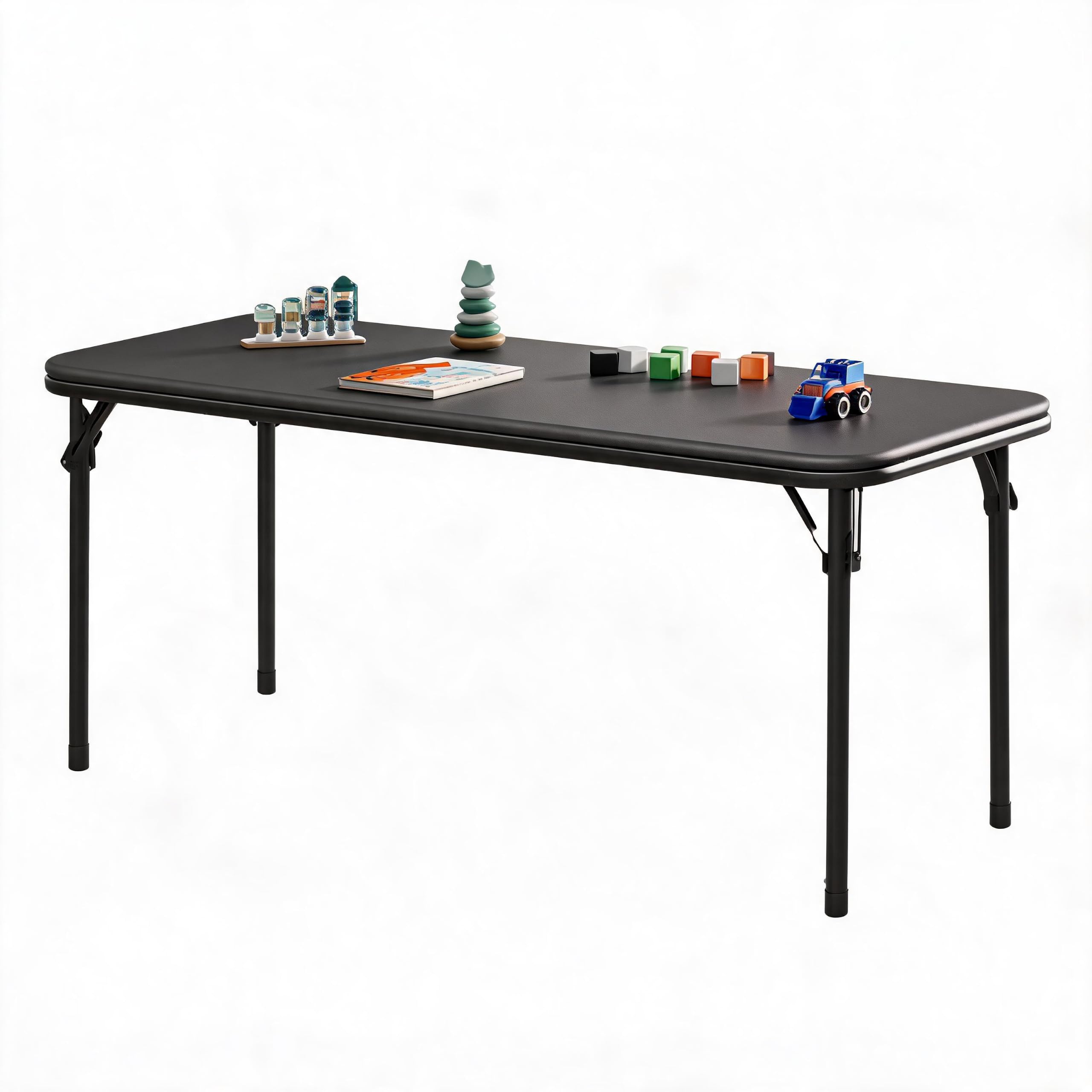 Kids Outdoor Activity Table - Prostokątny składany stół 47 cali, przenośny