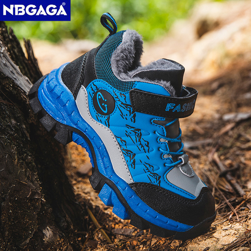 Kids Outdoor Gear - Zimowe dziecięce buty śniegowce do kostki,