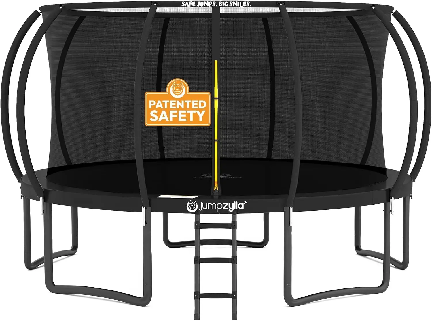 Kids Outdoor Ladder - Trampolina ogrodowa z siatką dla dzieci