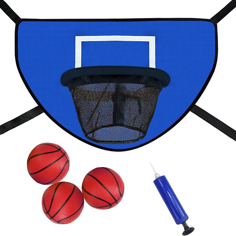 Kids Outdoor Trampoline - Zestaw obręczy do koszykówki na trampolinę