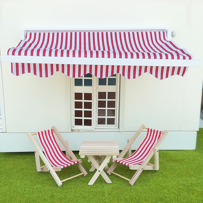 Kids Outdoor Decor - 1/12 Model Daszka do Domku dla