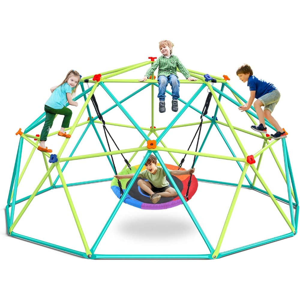 Zestaw huśtawki w kształcie ko – Kids Outdoor Climbing Dome recenzja i cena