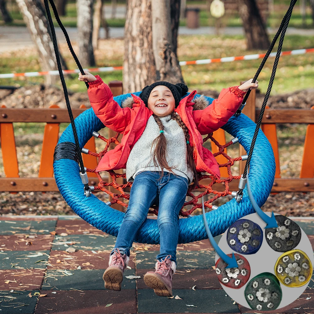 Niebiesko-czerwona huśtawka-gn – Kids Outdoor Nest Swing recenzja i cena