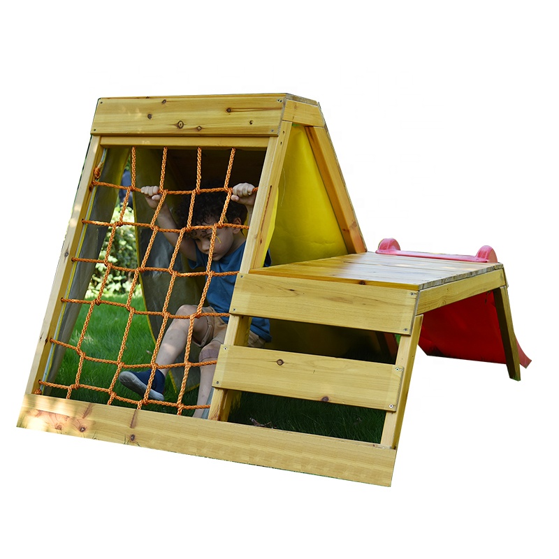 Drewniany domek do zabawy dla  – Kids Outdoor Wooden Playhouse recenzja i cena