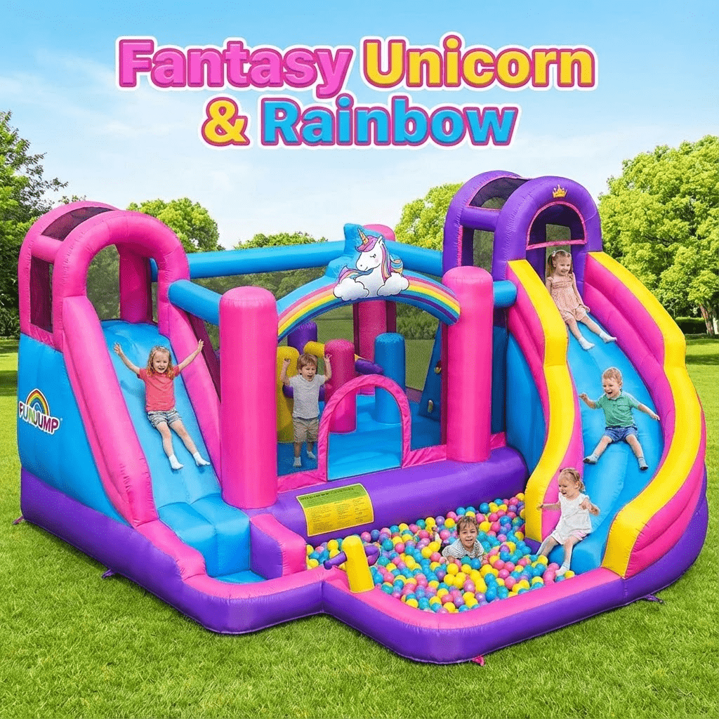 Dostosowywana, wytrzymała, kom – Kids Outdoor Jump House recenzja i cena