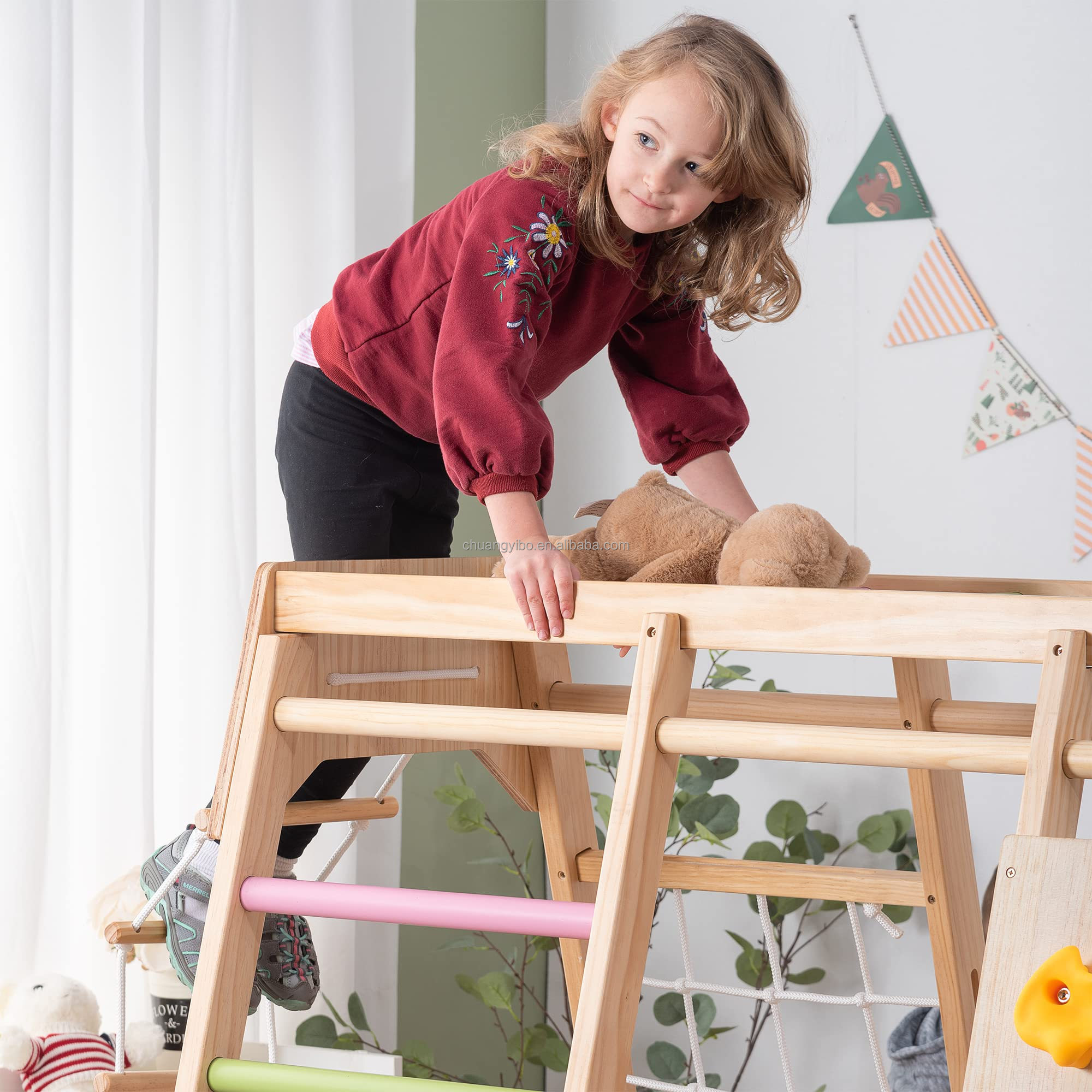 Ścianki wspinaczkowe Produkty  – Kids Outdoor Slide Set recenzja i cena