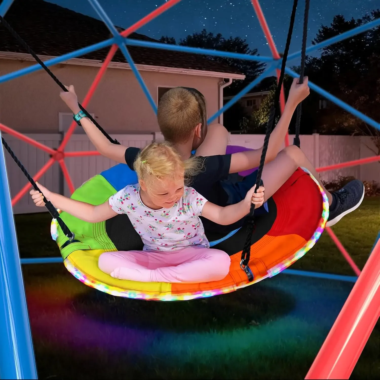 Zestaw huśtawek Hapfan Climbin – Kids Outdoor Climbing Dome recenzja i cena