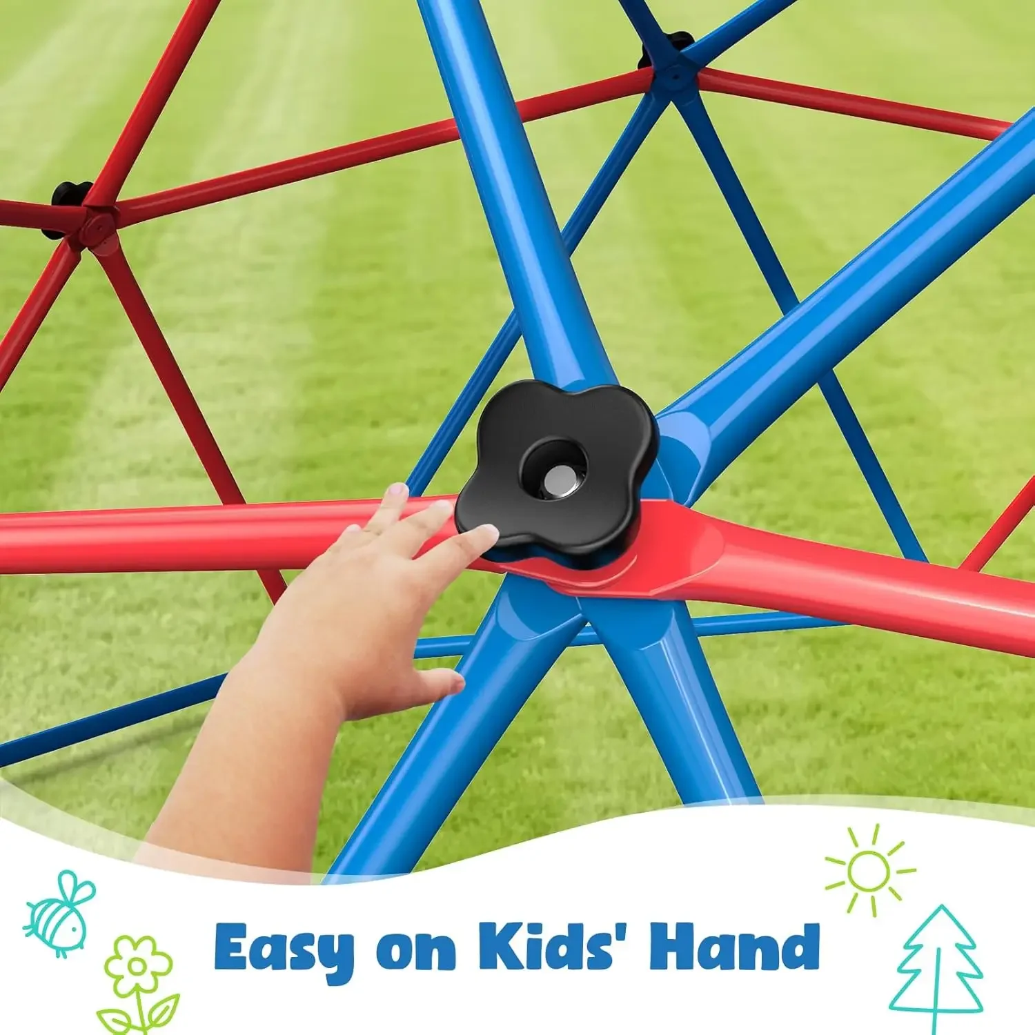 Zestaw huśtawek Hapfan Climbin – Kids Outdoor Climbing Dome recenzja i cena
