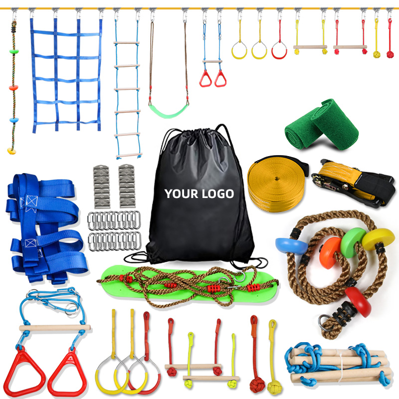 Przenośny Zestaw Slackline do  – Kids Outdoor Ninja Set recenzja i cena