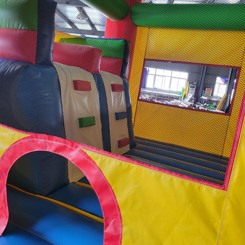 Dmuchany domek z zjeżdżalnią,  – Kids Outdoor Jump House recenzja i cena
