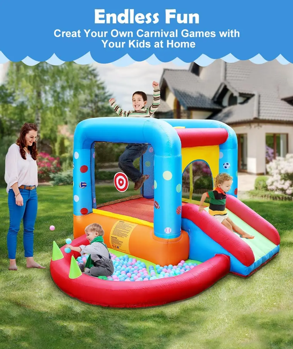 Nadmuchiwany zamek do skakania – Kids Outdoor Jump House recenzja i cena