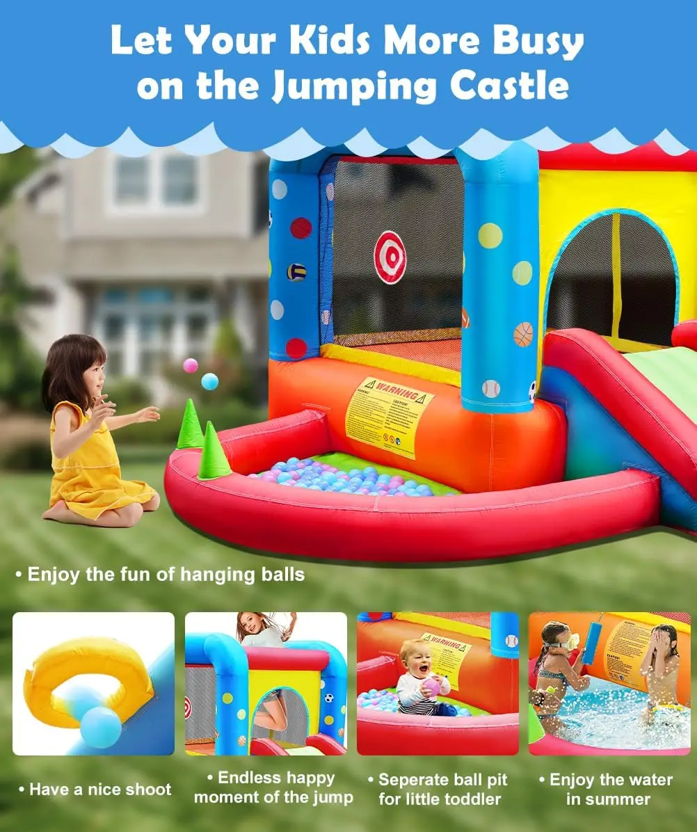 Nadmuchiwany zamek do skakania – Kids Outdoor Jump House recenzja i cena
