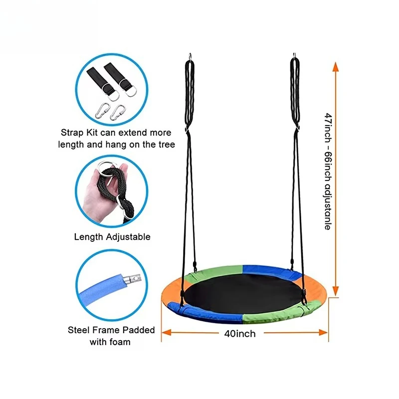 Zoshine Dobra Cena 40-calowa O – Kids Outdoor Nest Swing recenzja i cena