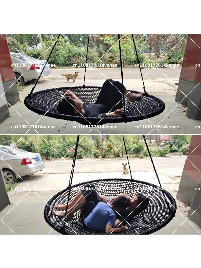 Huśtawka dyskowa okrągła na ze – Kids Outdoor Nest Swing recenzja i cena