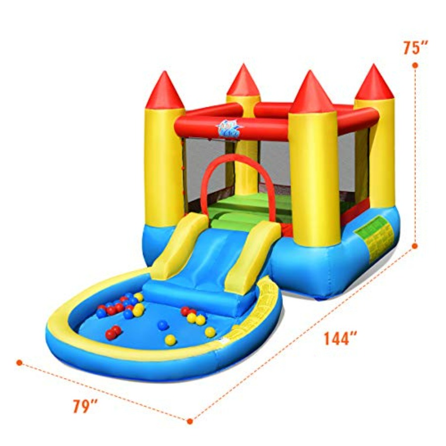 Nadmuchiwany domek do skakania – Kids Outdoor Jump House recenzja i cena