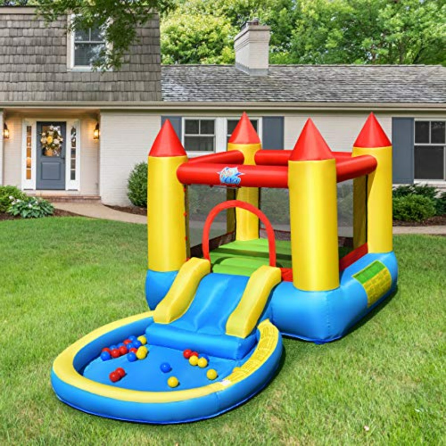 Nadmuchiwany domek do skakania – Kids Outdoor Jump House recenzja i cena