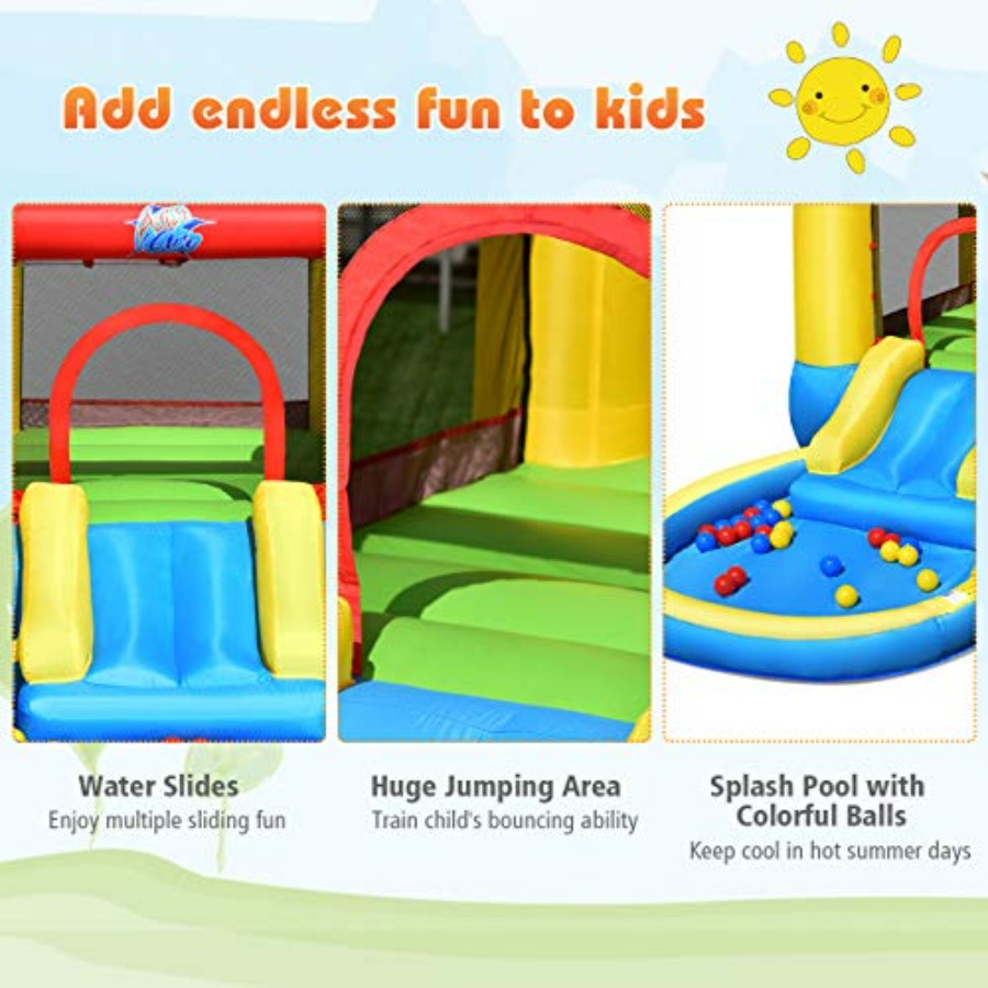 Nadmuchiwany domek do skakania – Kids Outdoor Jump House recenzja i cena