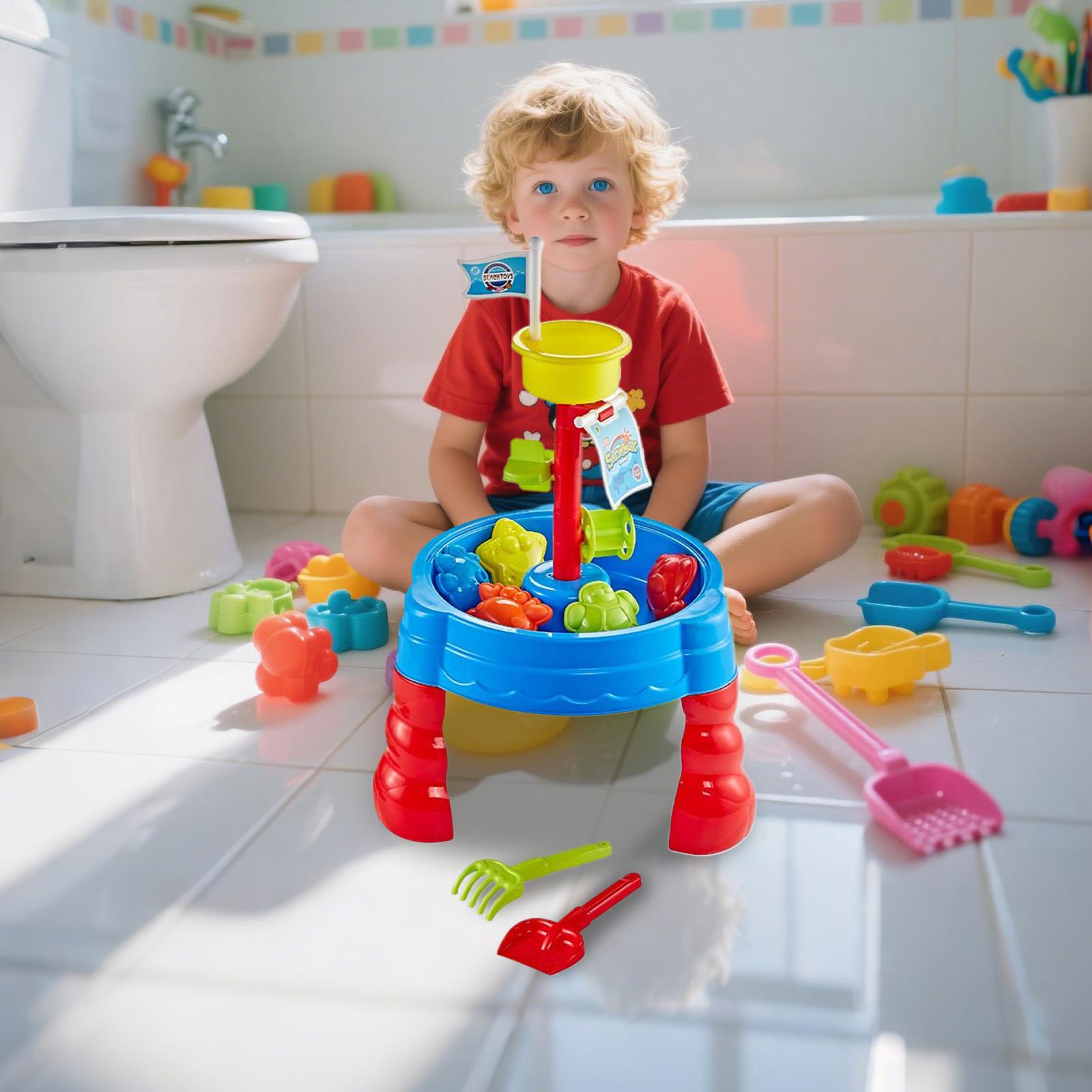 Stół do zabawy z piaskiem i wo – Kids Outdoor Activity Table recenzja i cena