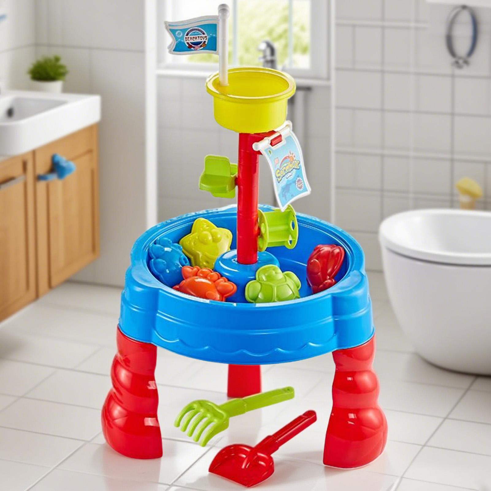 Stół do zabawy z piaskiem i wo – Kids Outdoor Activity Table recenzja i cena