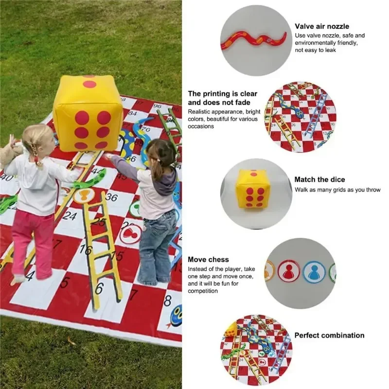 Wodoodporna mata do gry w Węża – Kids Outdoor Ladder recenzja i cena
