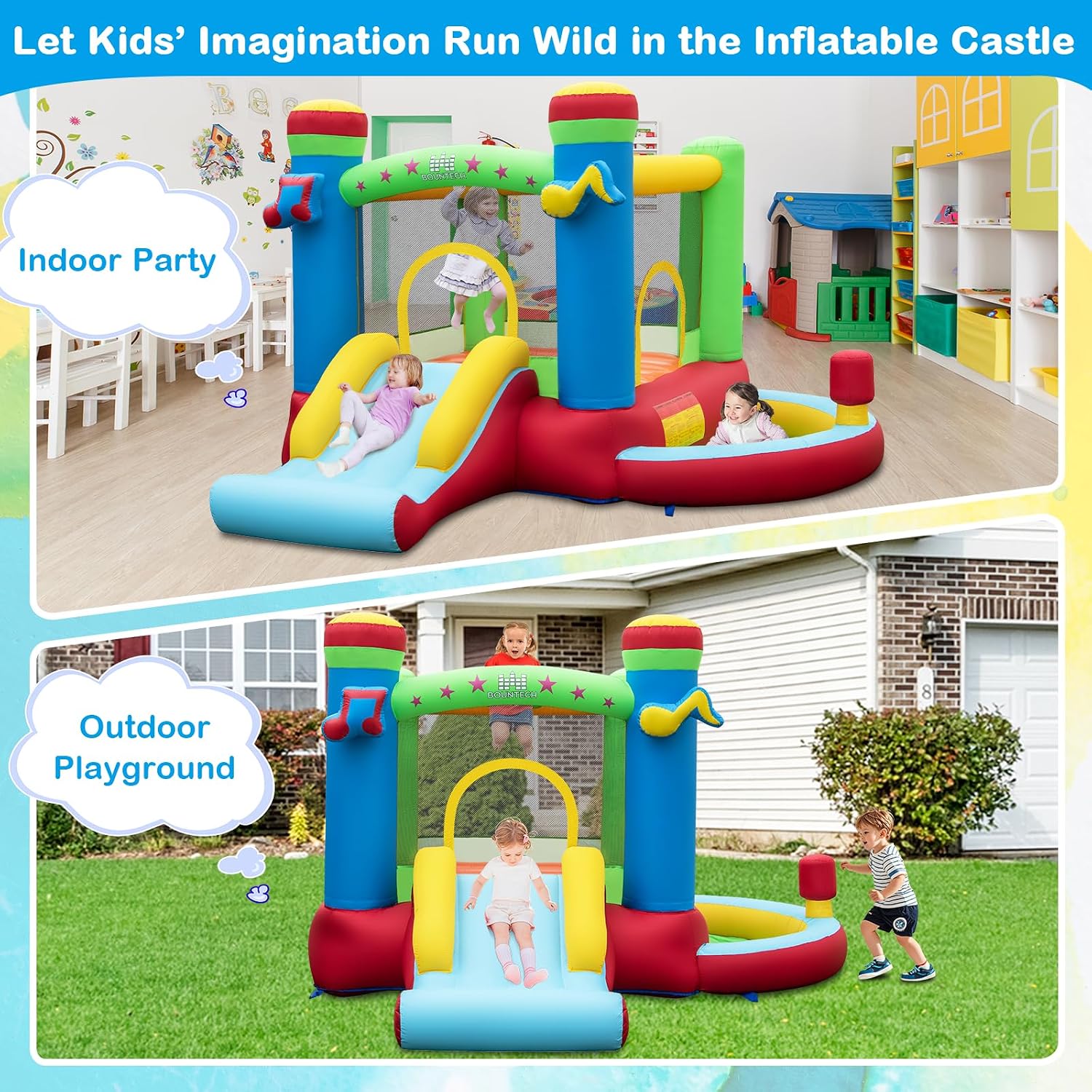 Nadmuchiwany domek do skakania – Kids Outdoor Jump House recenzja i cena