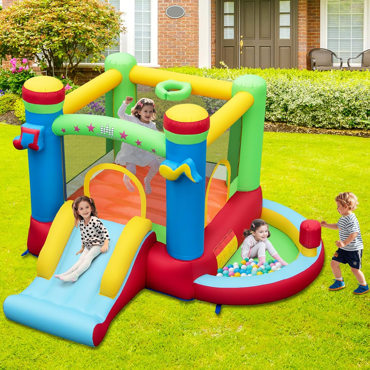 Nadmuchiwany domek do skakania – Kids Outdoor Jump House recenzja i cena