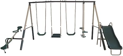 Zestaw do zabawy na zewnątrz d – Kids Outdoor Slide Set recenzja i cena