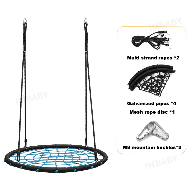 Huśtawka siatkowa dla dzieci I – Kids Outdoor Nest Swing recenzja i cena