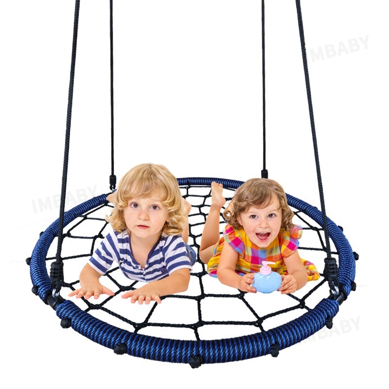 IMBABY 100cm Okrągła huśtawka  – Kids Outdoor Nest Swing recenzja i cena