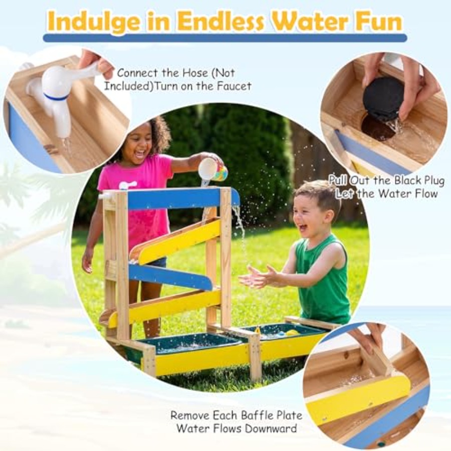 Zestaw do zabawy na zewnątrz d – Kids Outdoor Activity Table recenzja i cena
