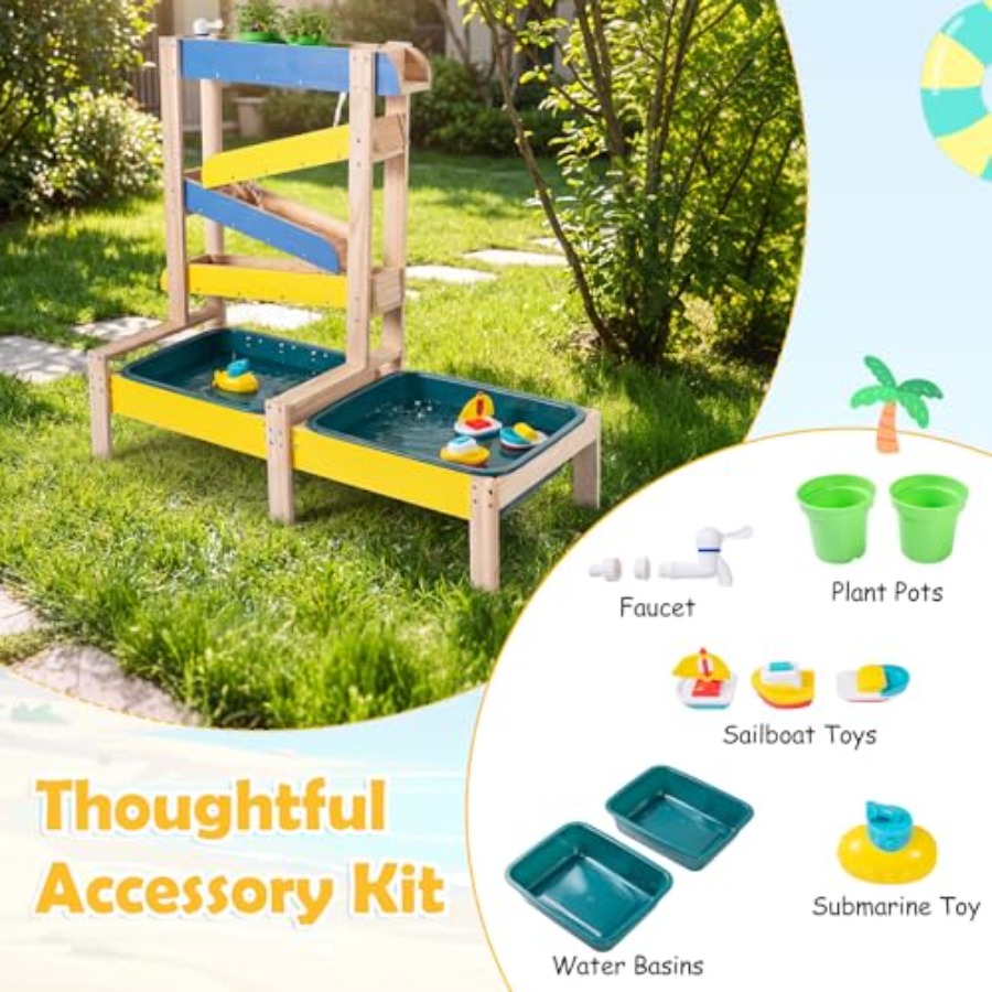 Zestaw do zabawy na zewnątrz d – Kids Outdoor Activity Table recenzja i cena