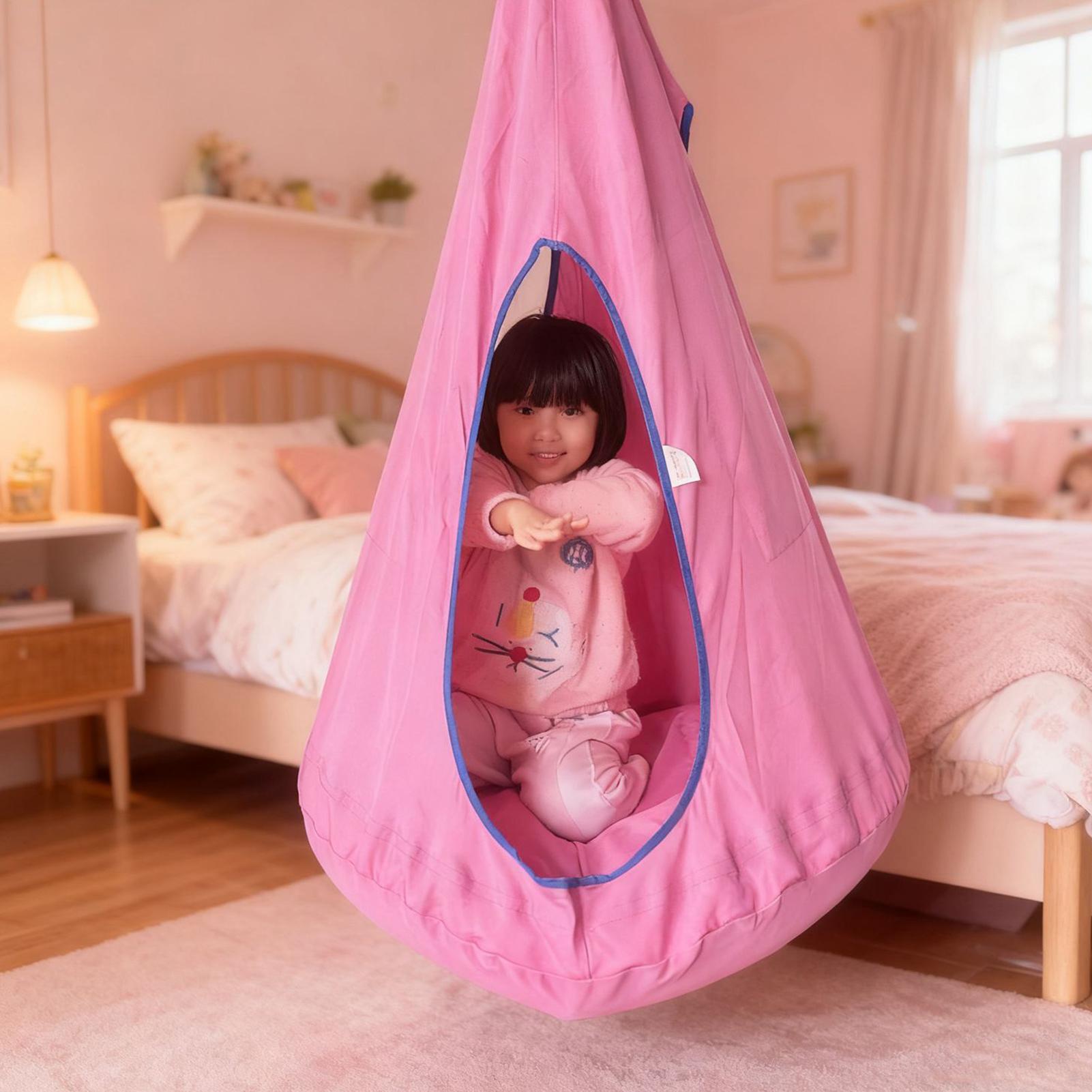 Huśtawka dla dzieci z poduszką – Kids Outdoor Nest Swing recenzja i cena