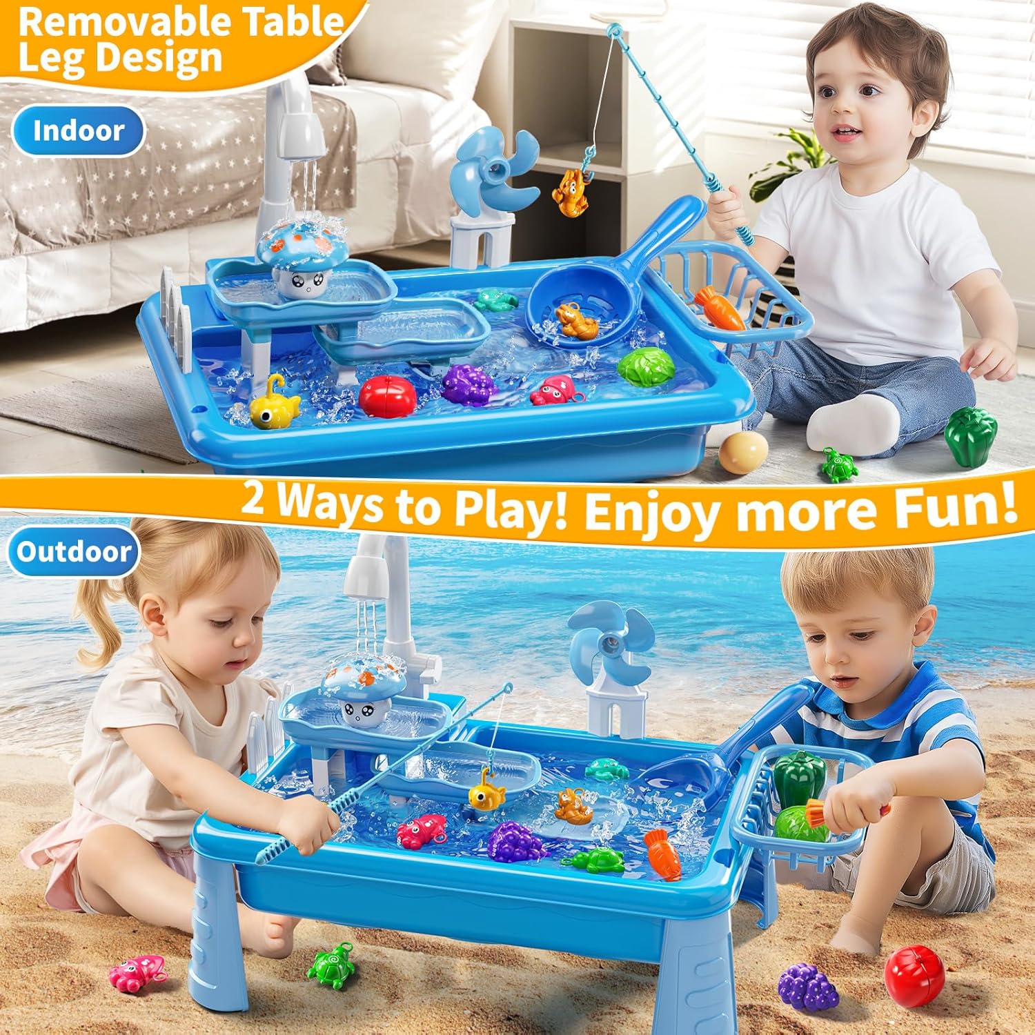 Zabawka do zabawy w wodzie dla – Kids Outdoor Activity Table recenzja i cena