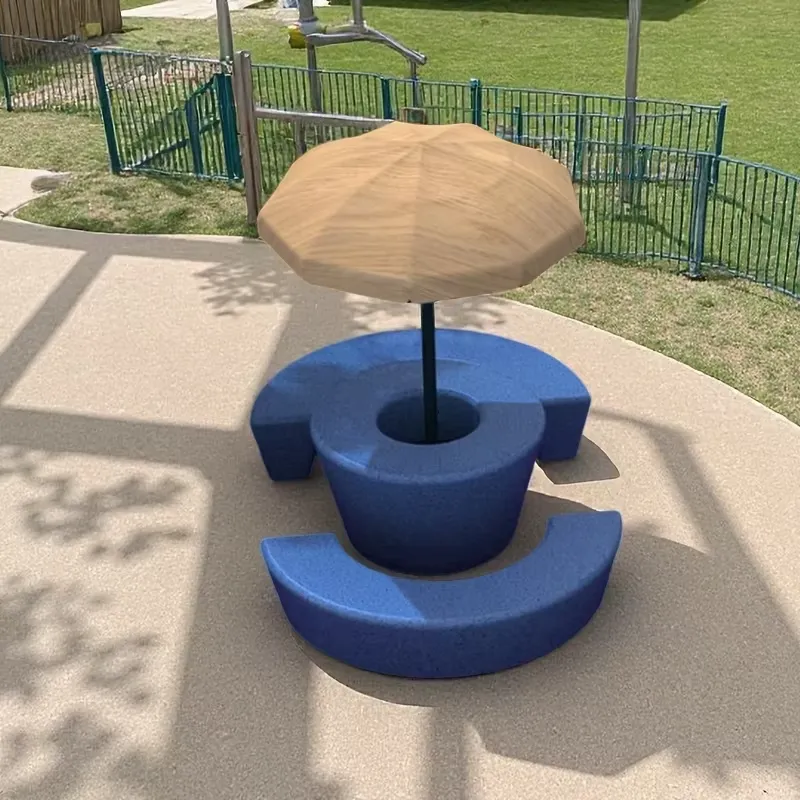 Nowoczesny okrągły zestaw stoł – Kids Outdoor Bench With Umbrella recenzja i cena