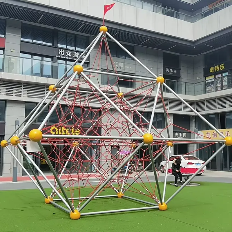 Plastikowa siatka do wspinaczk – Kids Outdoor Climbing Dome recenzja i cena
