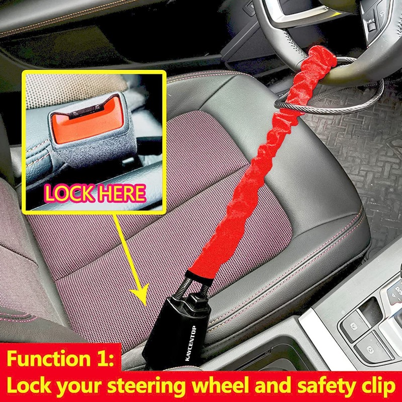 Blokada kierownicy samochodowe – Swing Seat Belt recenzja i cena