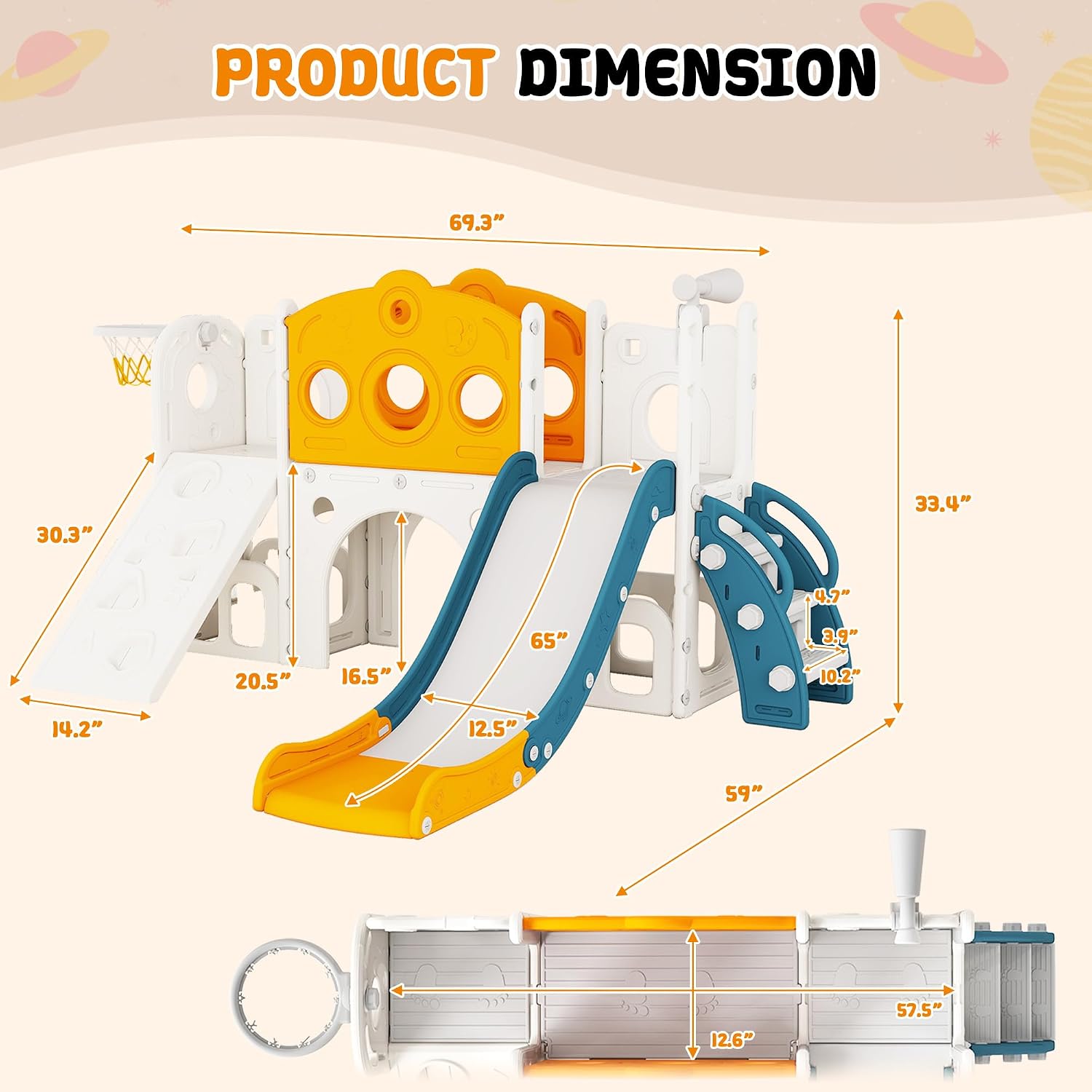 Zestaw zjeżdżalni 9 w 1 dla ma – Kids Outdoor Slide Set recenzja i cena
