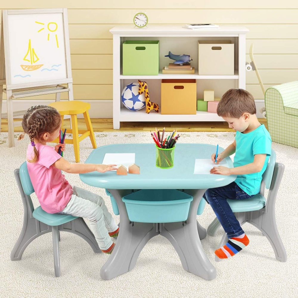 Stolik i krzesła dla dzieci, 3 – Kids Outdoor Activity Table recenzja i cena