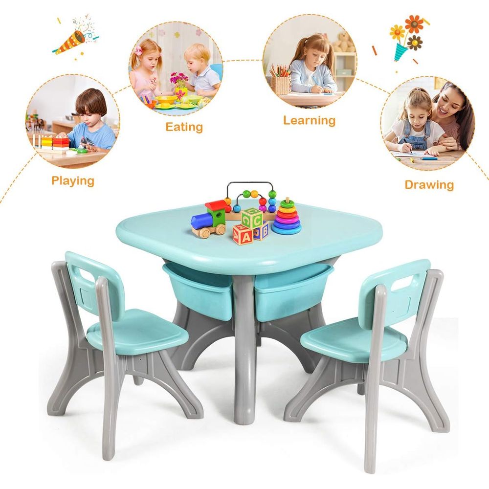 Stolik i krzesła dla dzieci, 3 – Kids Outdoor Activity Table recenzja i cena