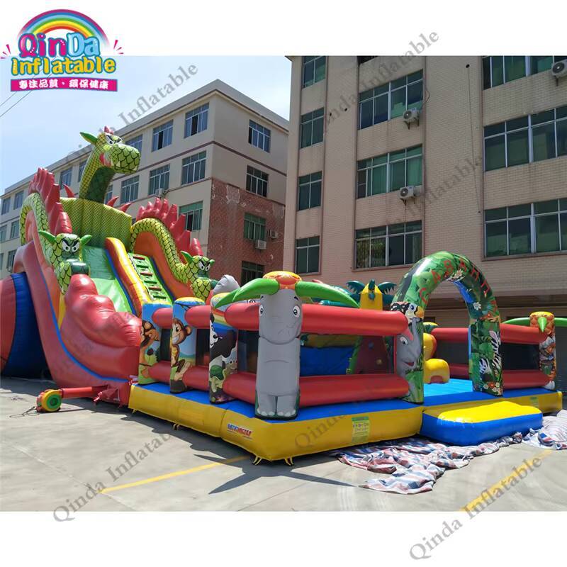 Duży dmuchany zamek dla dzieci – Kids Outdoor Jump House recenzja i cena