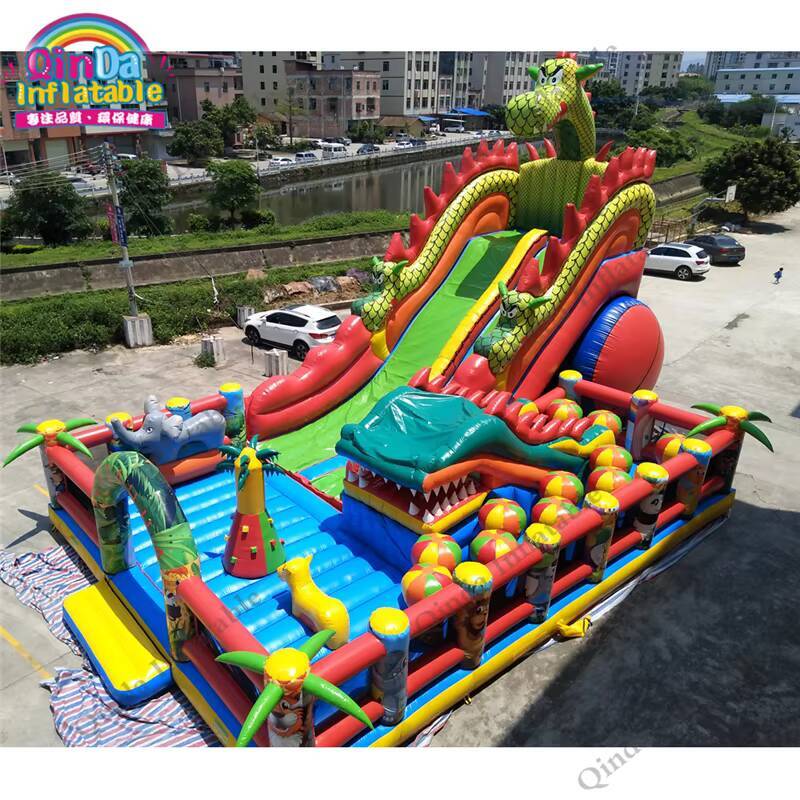 Duży dmuchany zamek dla dzieci – Kids Outdoor Jump House recenzja i cena