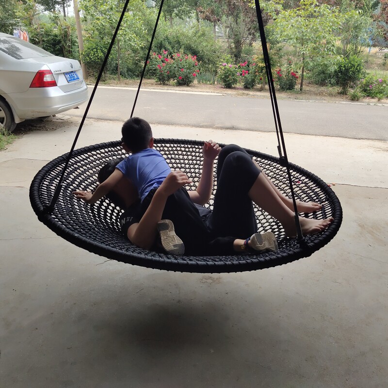 Duża okrągła huśtawka dyskowa, – Kids Outdoor Nest Swing recenzja i cena
